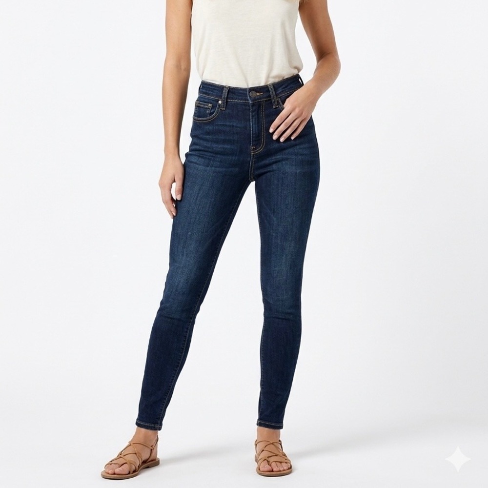 Judy Blue Los Angeles Skinny Jeans Dark Wash Size 7/28 Style 8384 Indigo Denim